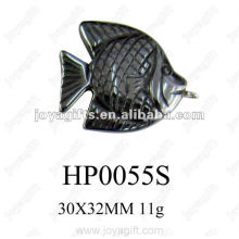Hematite Fish Pendants